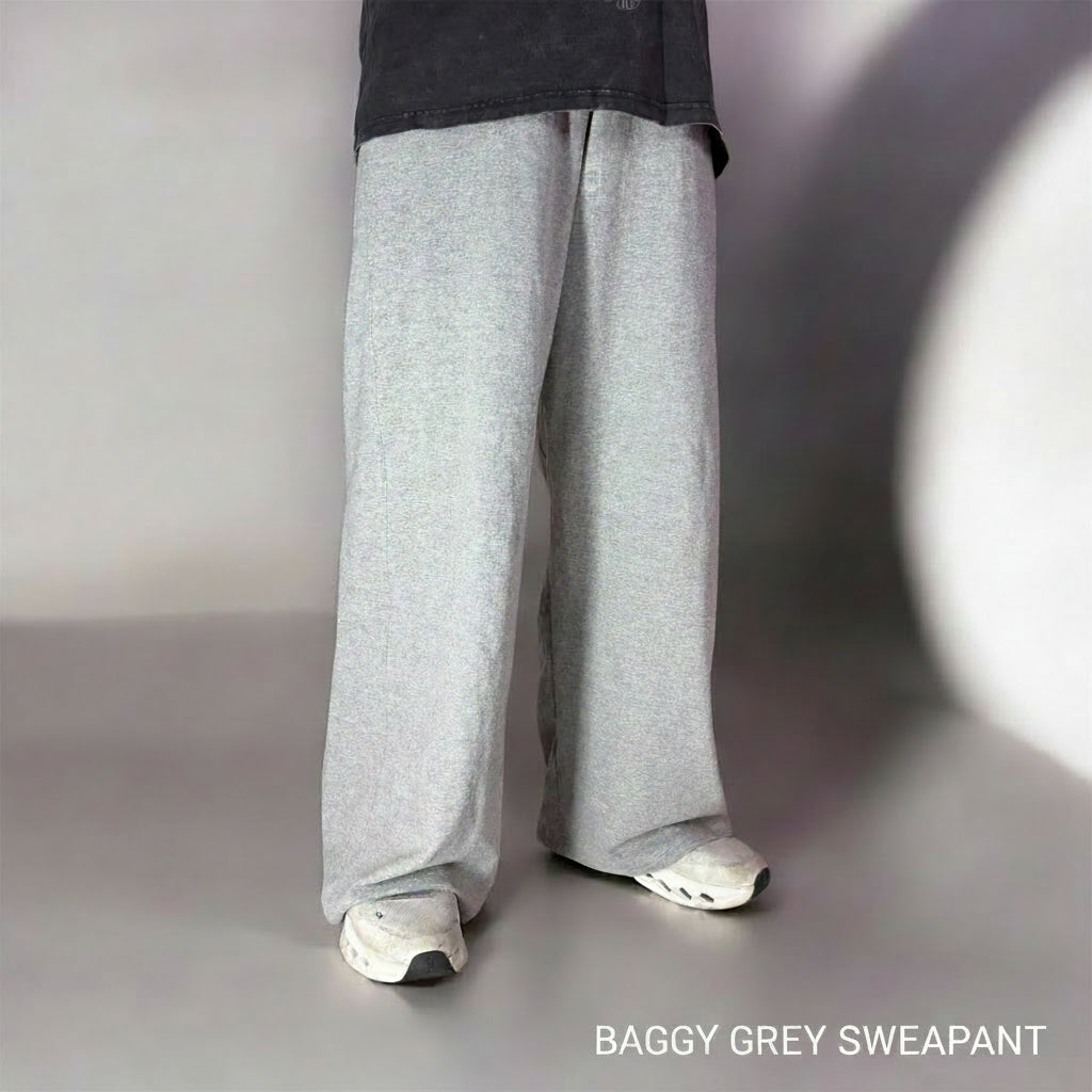 Grey baggy sweatpants